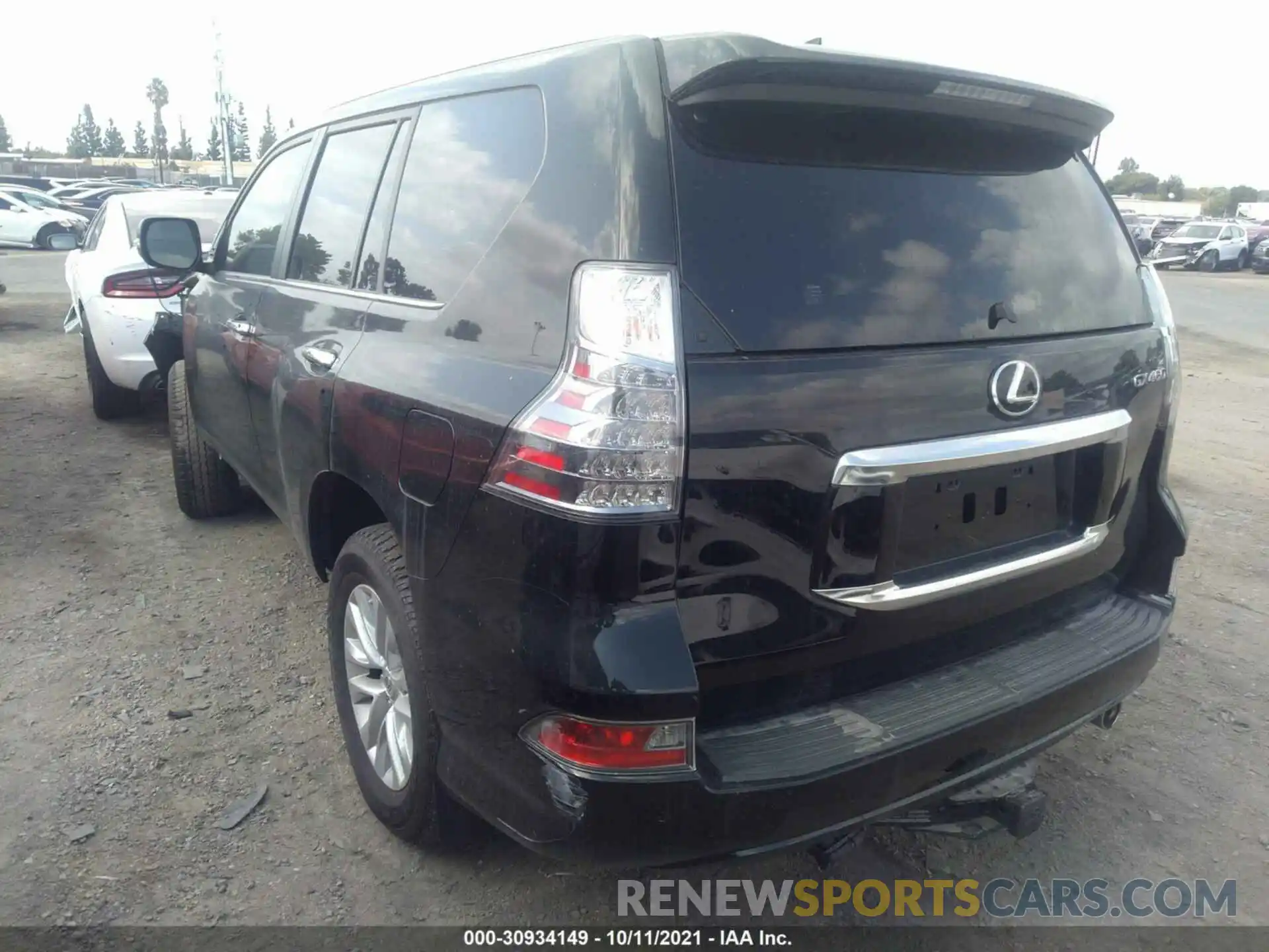 3 Фотография поврежденного автомобиля JTJAM7BX1M5274745 LEXUS GX 2021