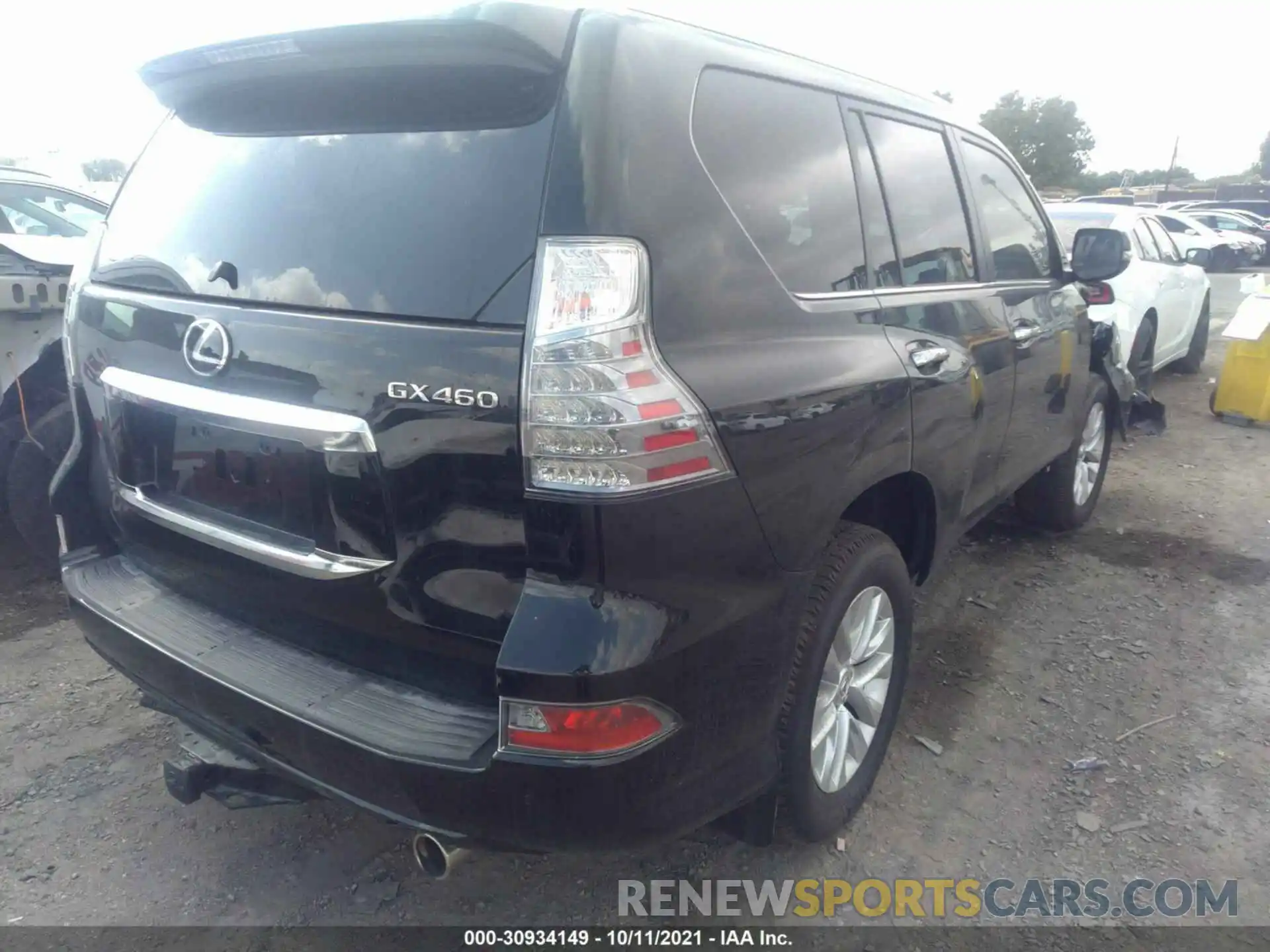 4 Фотография поврежденного автомобиля JTJAM7BX1M5274745 LEXUS GX 2021