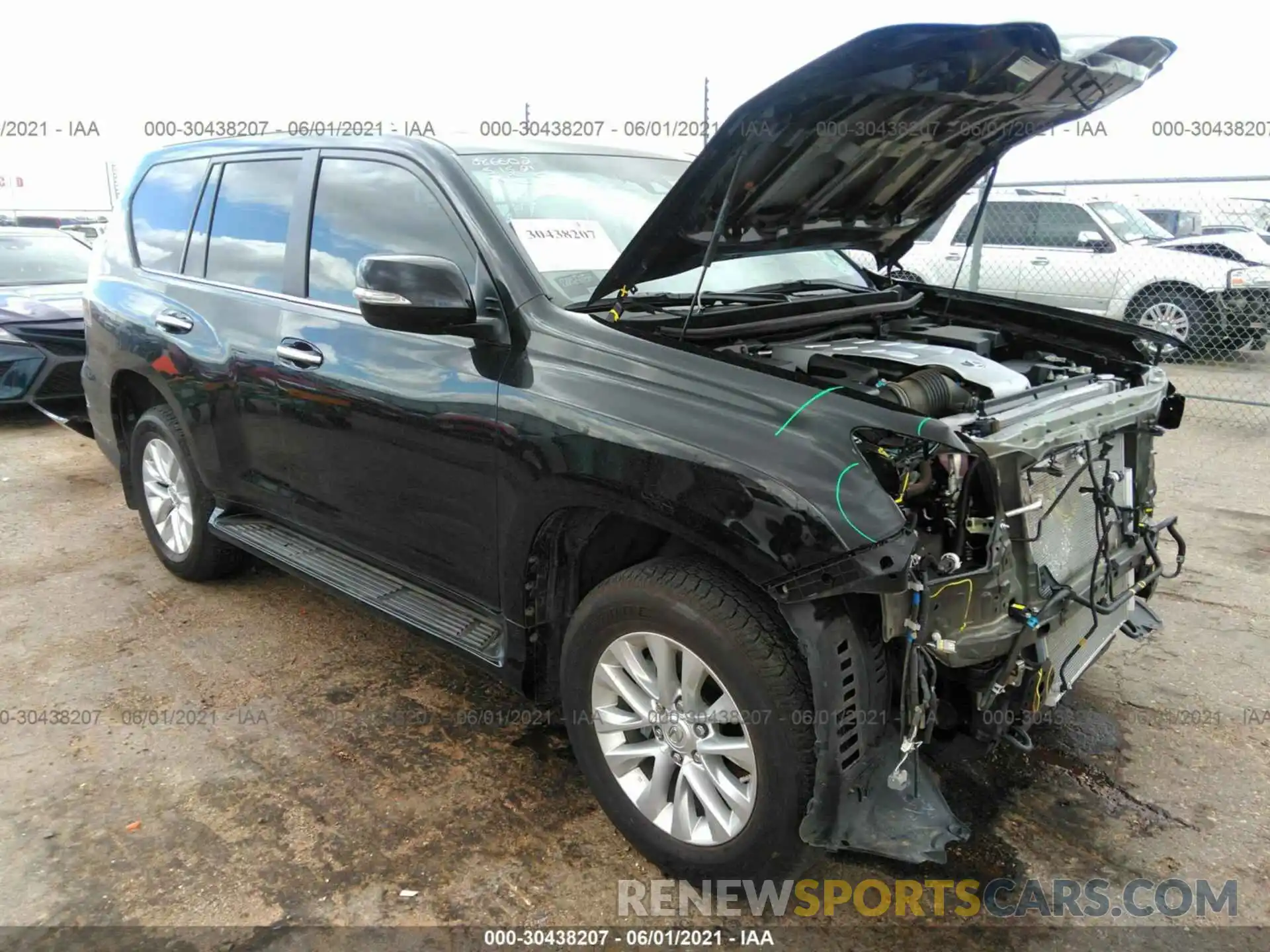 1 Photograph of a damaged car JTJAM7BX1M5277032 LEXUS GX 2021