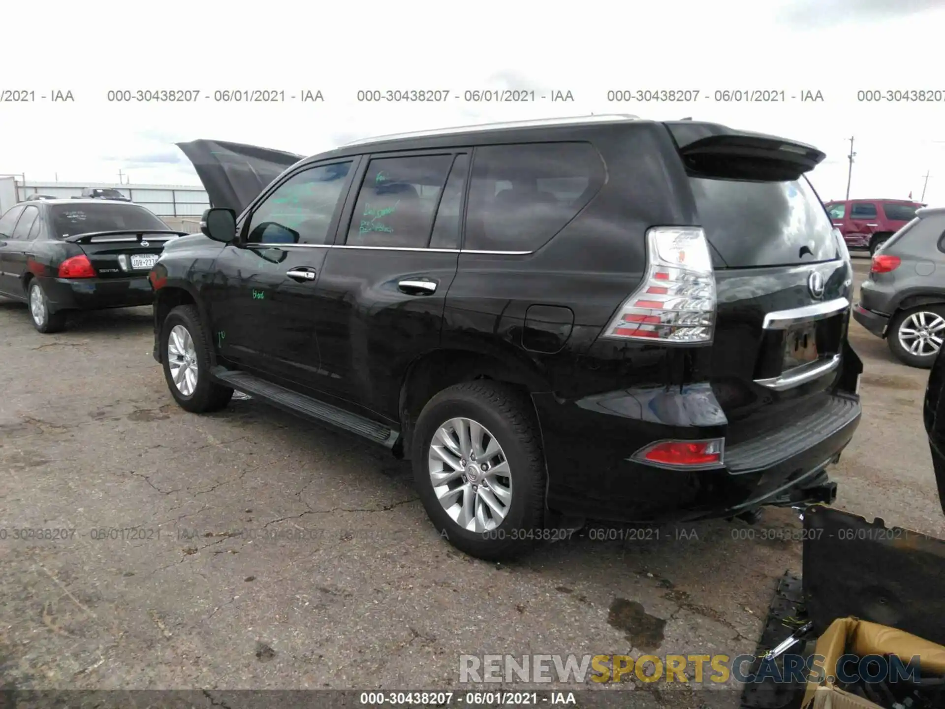 3 Фотография поврежденного автомобиля JTJAM7BX1M5277032 LEXUS GX 2021