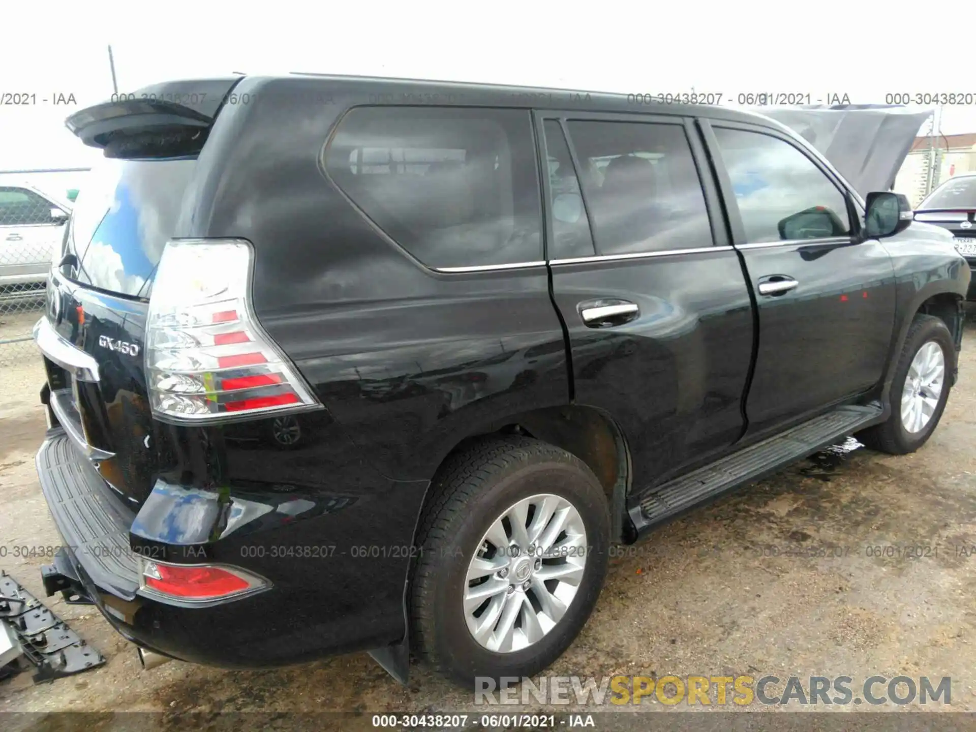 4 Фотография поврежденного автомобиля JTJAM7BX1M5277032 LEXUS GX 2021