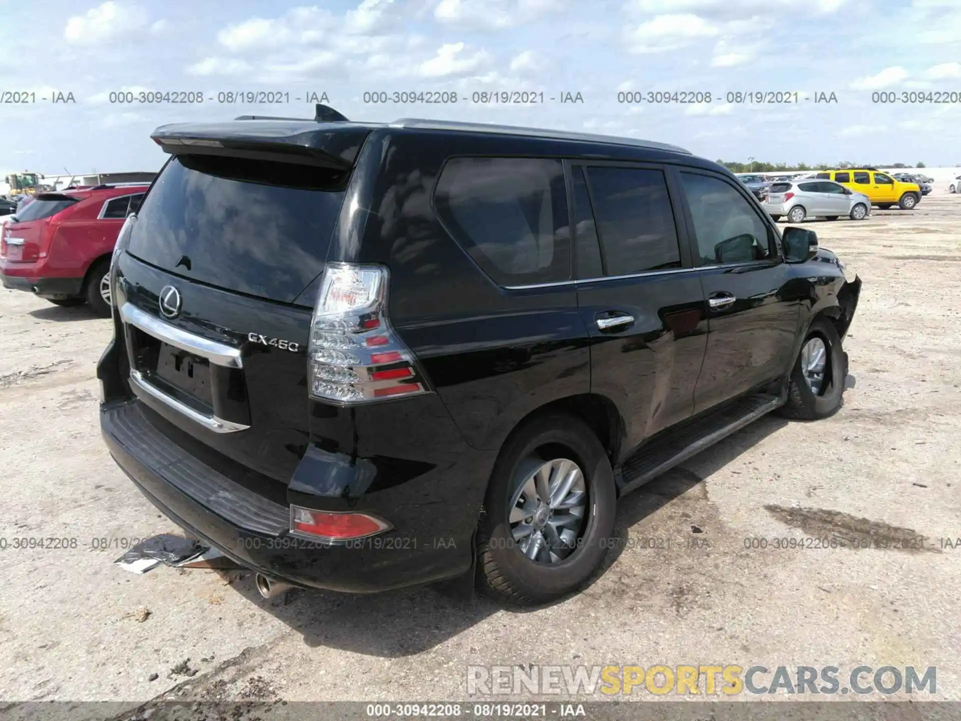 4 Фотография поврежденного автомобиля JTJAM7BX1M5278441 LEXUS GX 2021