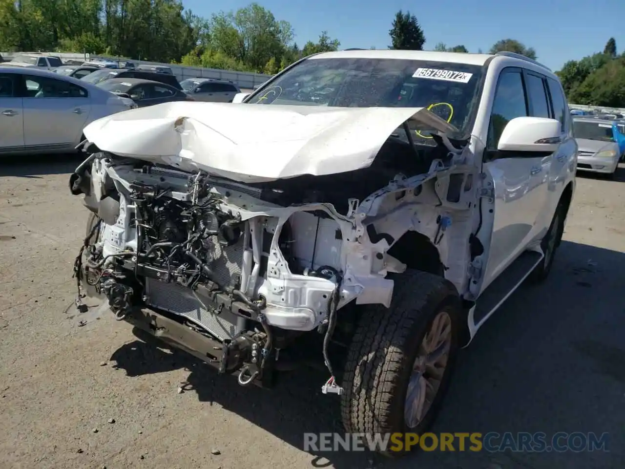 2 Photograph of a damaged car JTJAM7BX1M5279038 LEXUS GX 2021