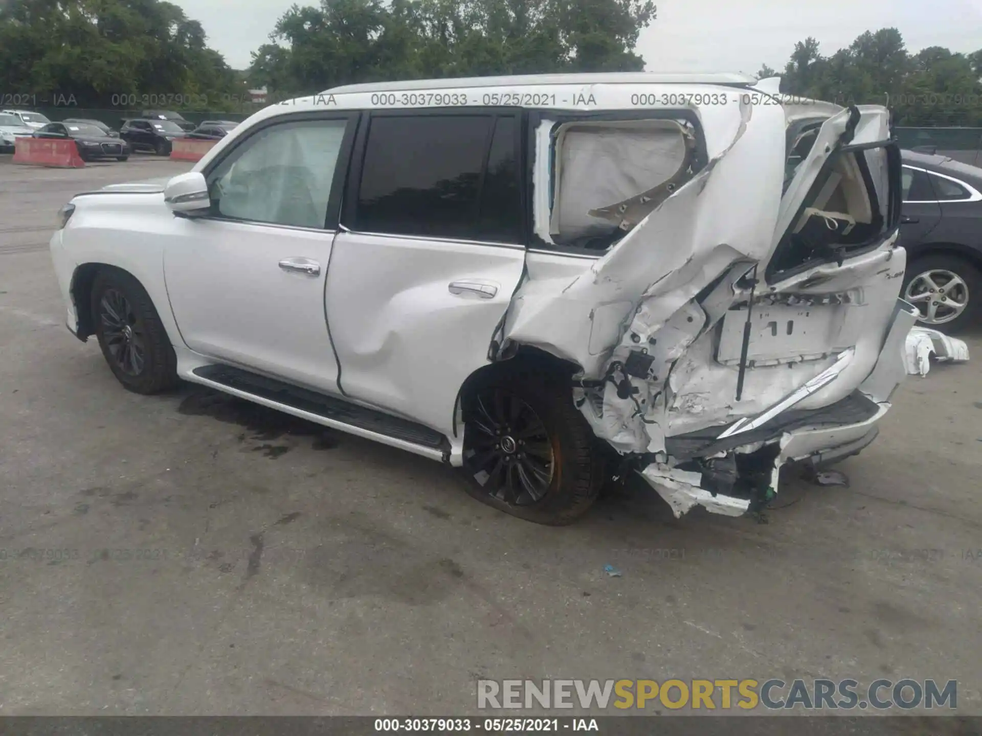 3 Фотография поврежденного автомобиля JTJAM7BX1M5279511 LEXUS GX 2021