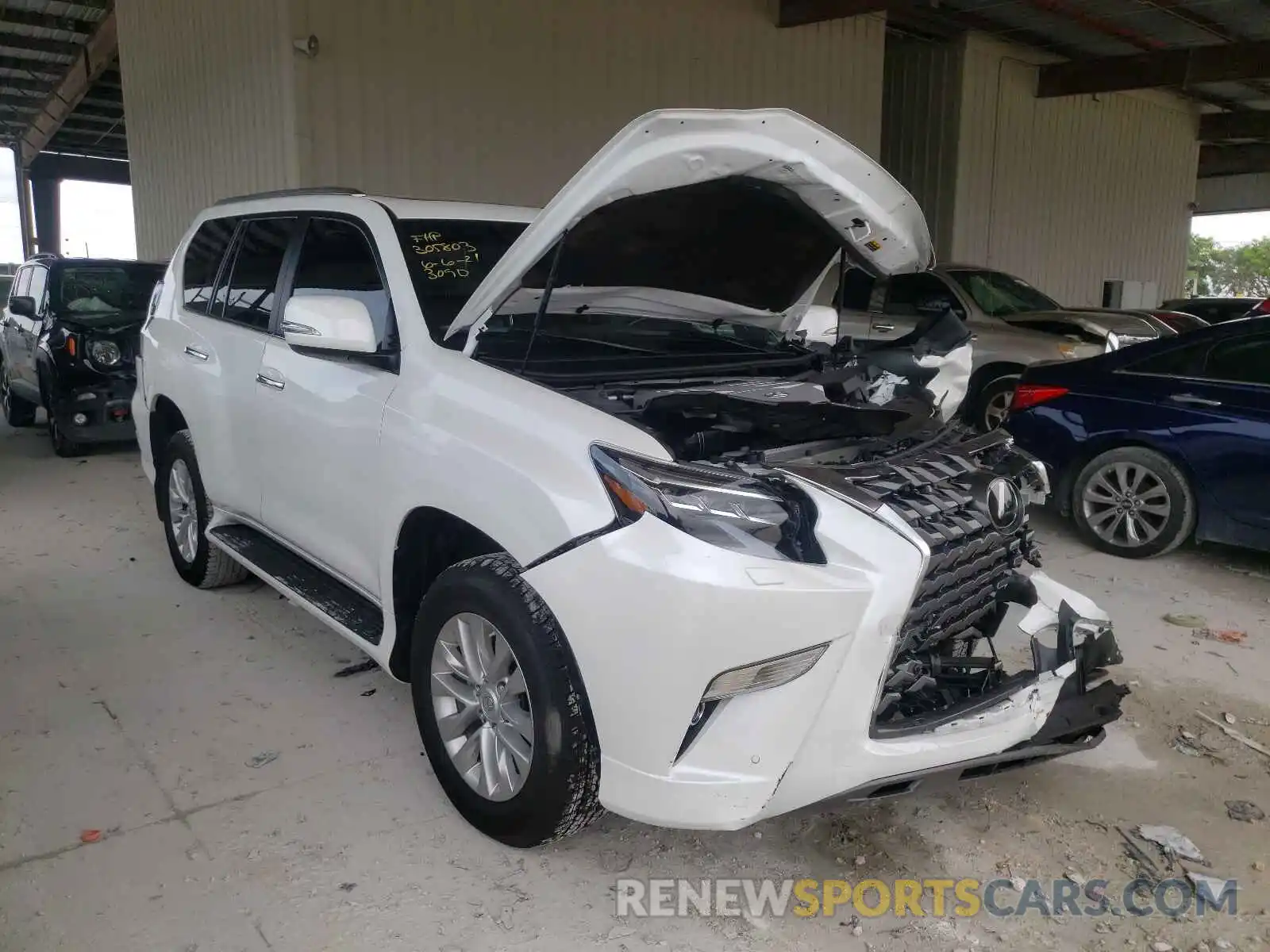 1 Photograph of a damaged car JTJAM7BX1M5283090 LEXUS GX 2021