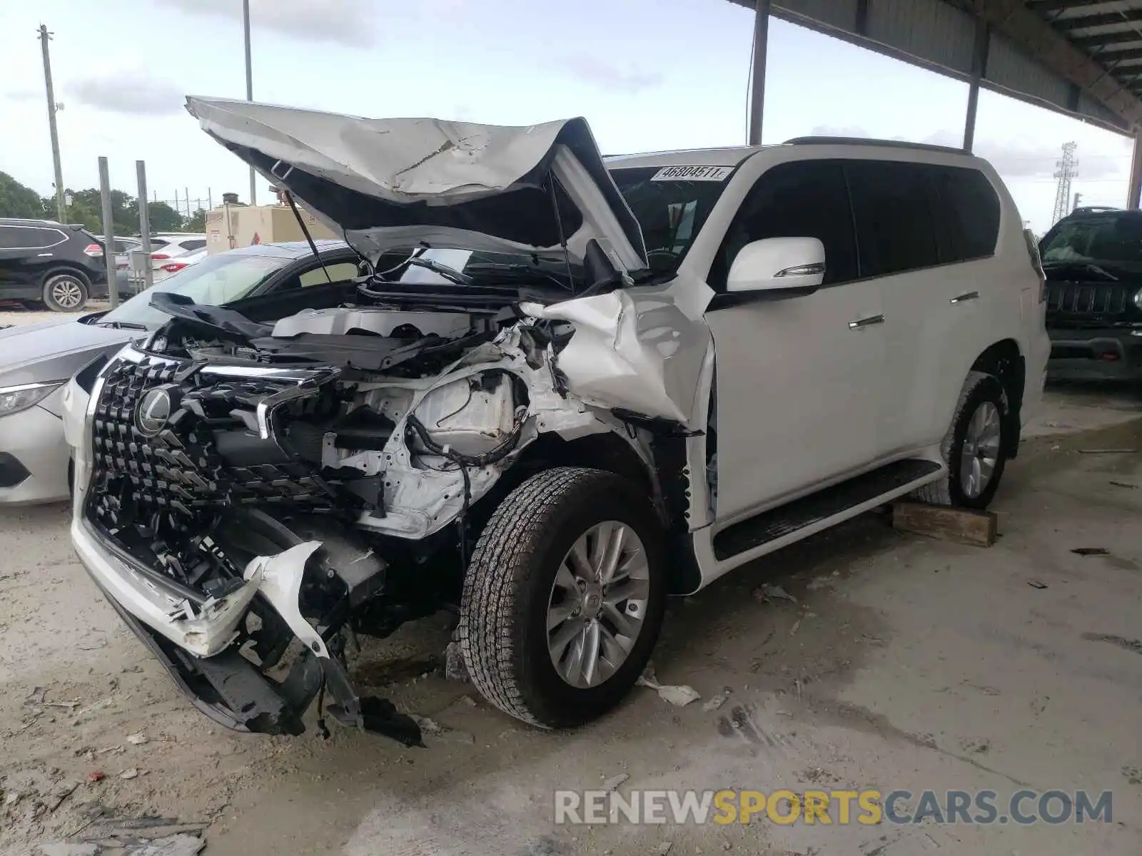 2 Photograph of a damaged car JTJAM7BX1M5283090 LEXUS GX 2021