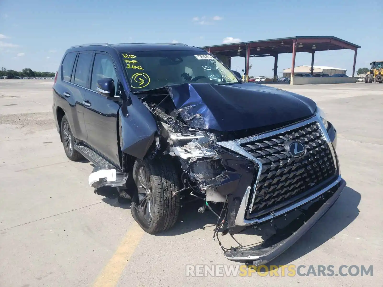 1 Photograph of a damaged car JTJAM7BX1M5296597 LEXUS GX 2021