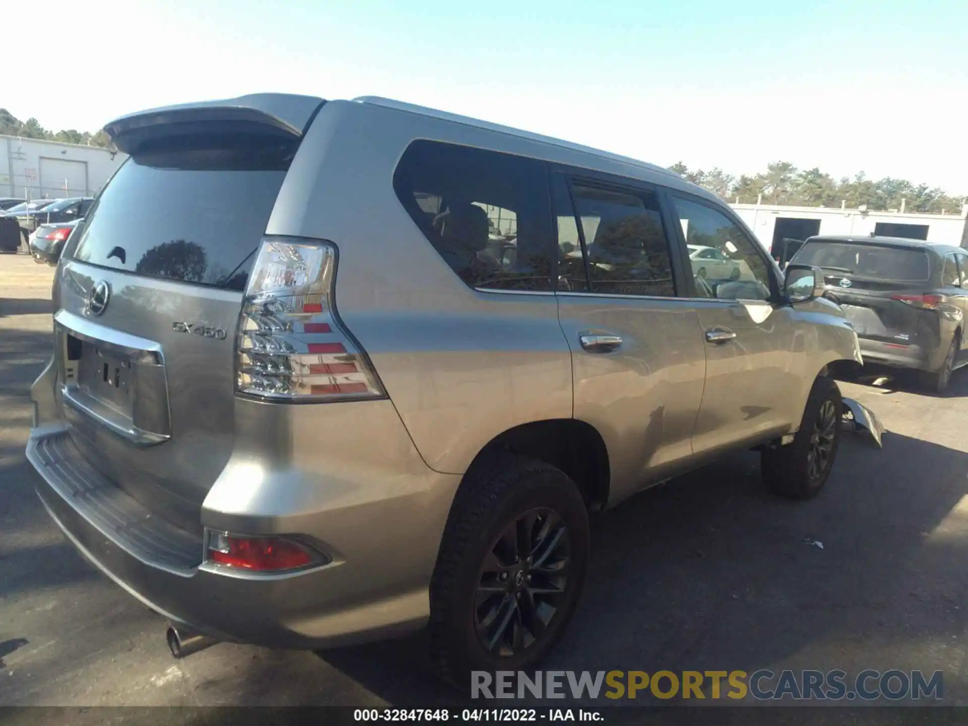 4 Фотография поврежденного автомобиля JTJAM7BX1M5296860 LEXUS GX 2021