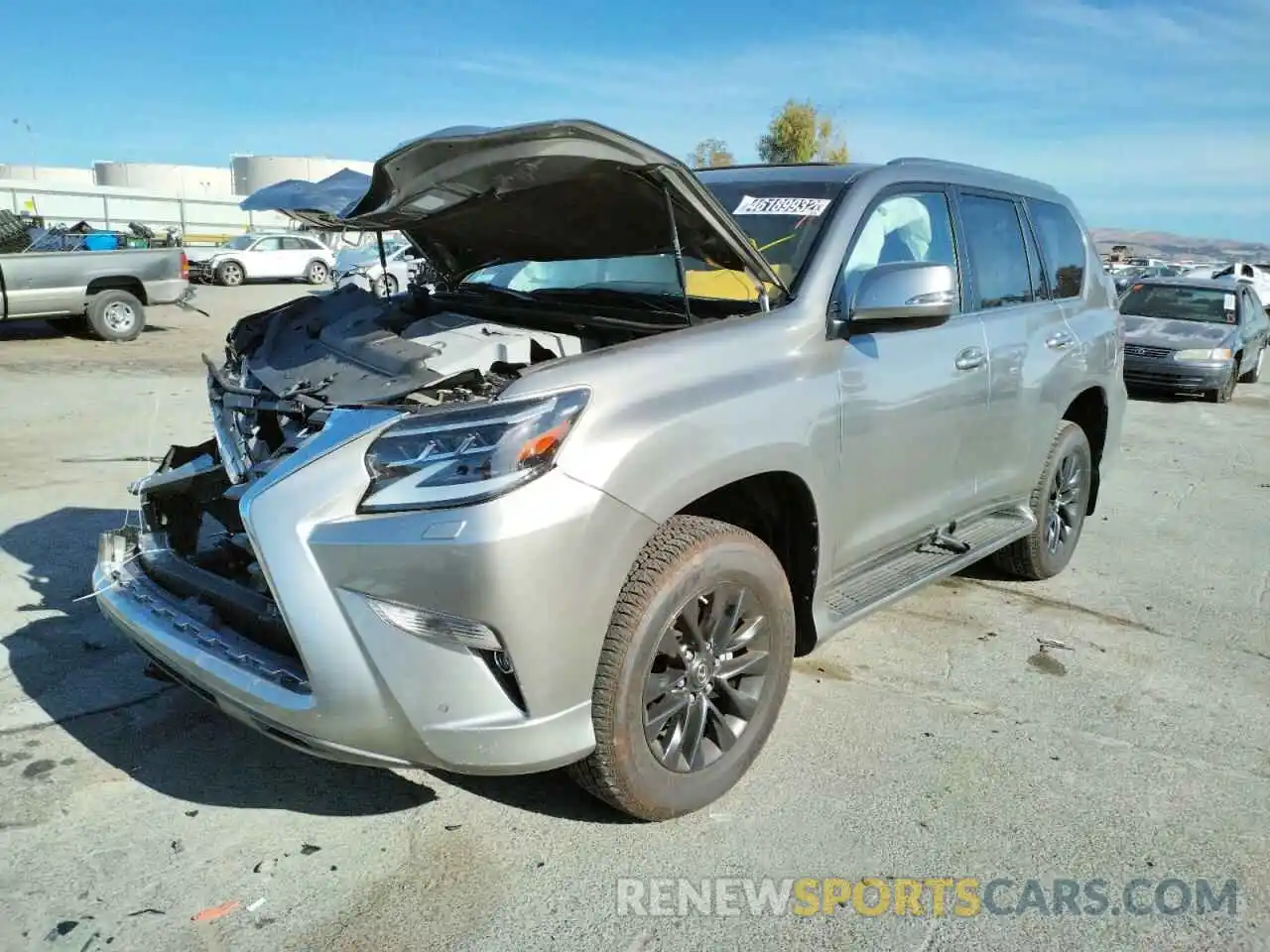 2 Фотография поврежденного автомобиля JTJAM7BX1M5298821 LEXUS GX 2021