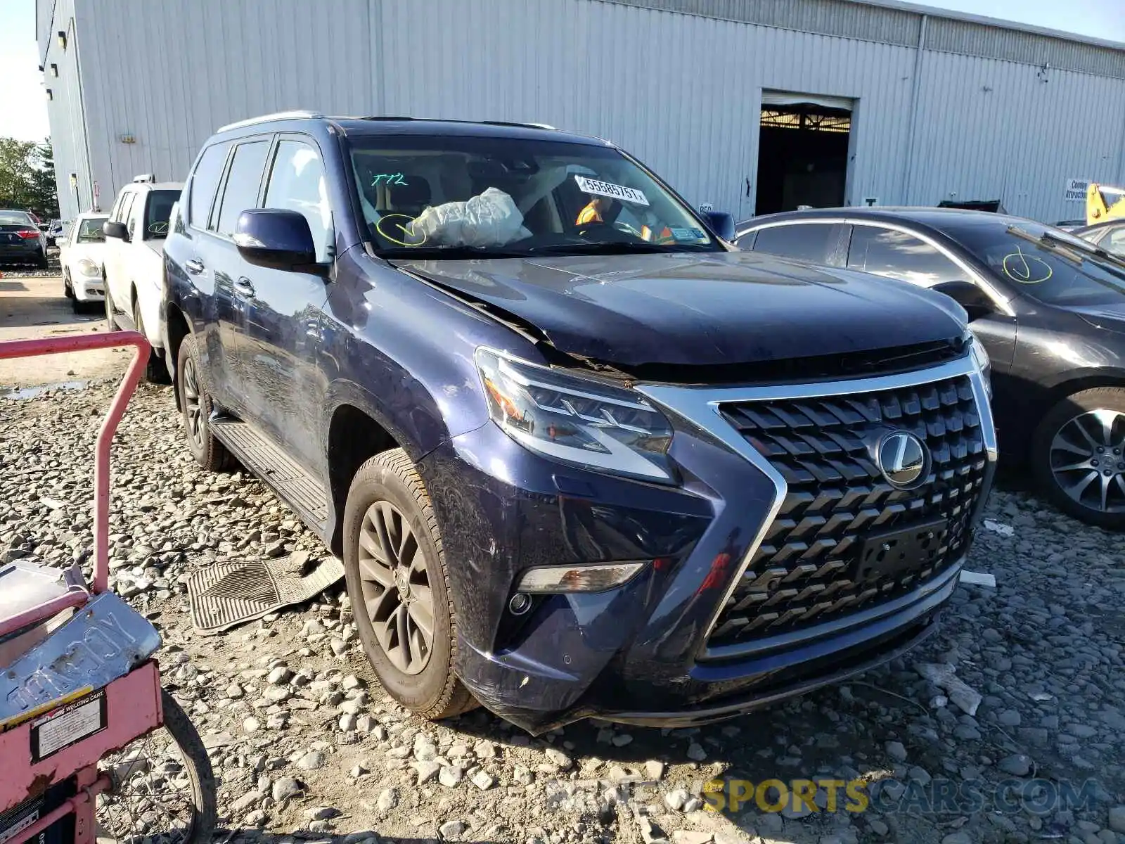 1 Photograph of a damaged car JTJAM7BX2M5270039 LEXUS GX 2021