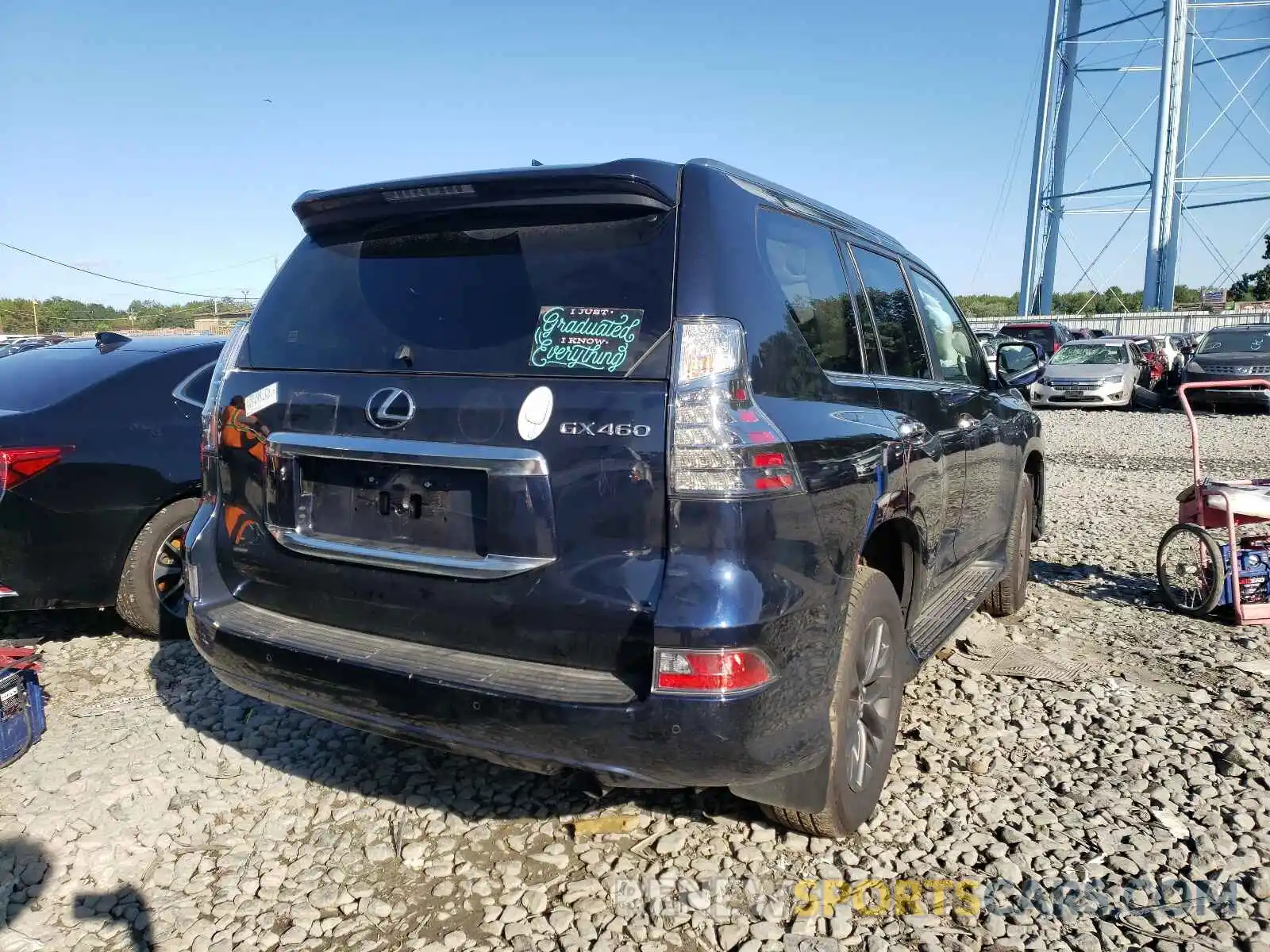 4 Photograph of a damaged car JTJAM7BX2M5270039 LEXUS GX 2021