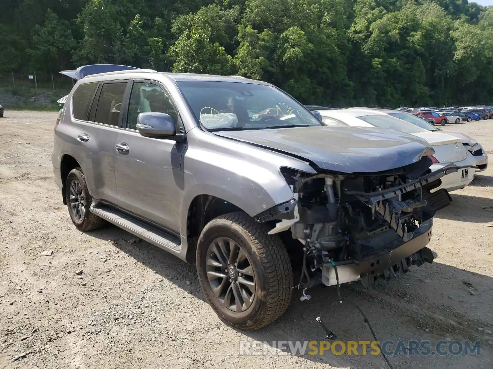 1 Photograph of a damaged car JTJAM7BX2M5275886 LEXUS GX 2021