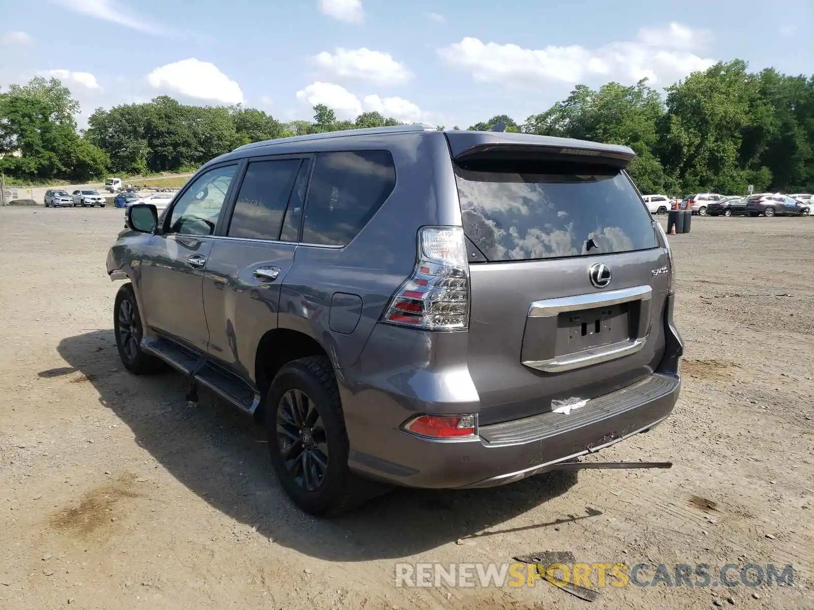 3 Фотография поврежденного автомобиля JTJAM7BX2M5275886 LEXUS GX 2021