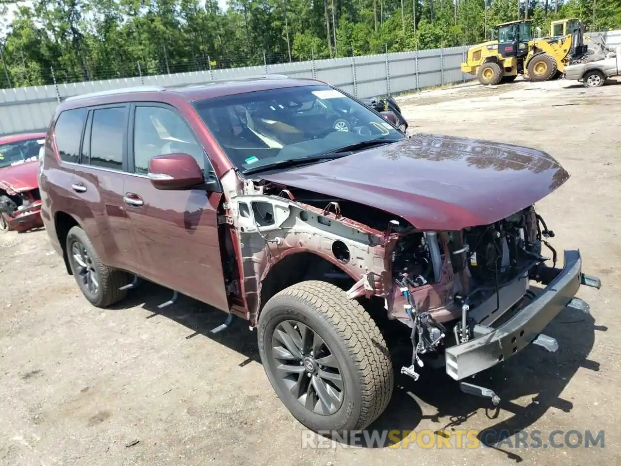 1 Photograph of a damaged car JTJAM7BX2M5275967 LEXUS GX 2021