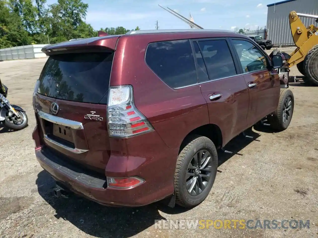 4 Photograph of a damaged car JTJAM7BX2M5275967 LEXUS GX 2021