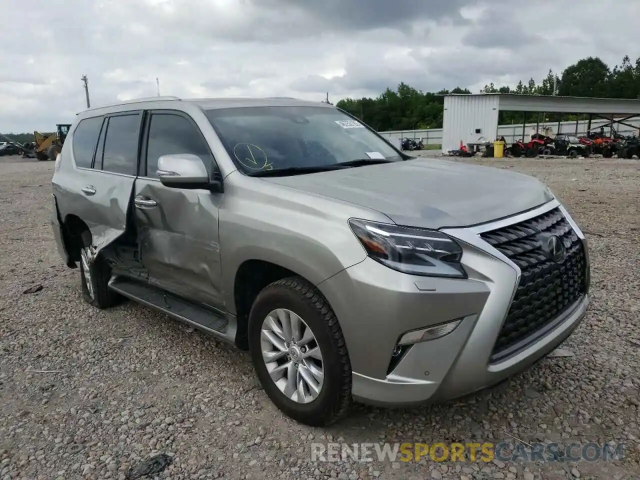 1 Photograph of a damaged car JTJAM7BX2M5279095 LEXUS GX 2021