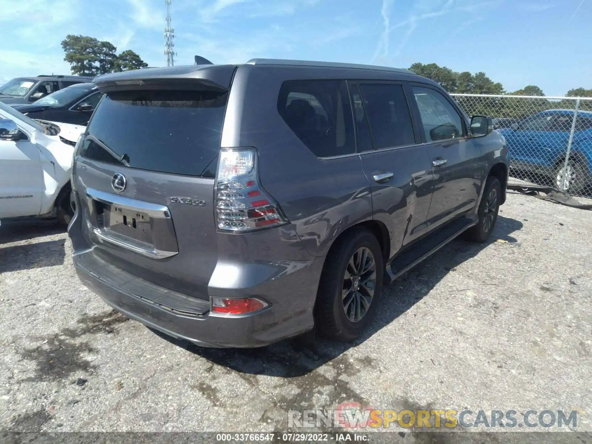 4 Фотография поврежденного автомобиля JTJAM7BX2M5290792 LEXUS GX 2021