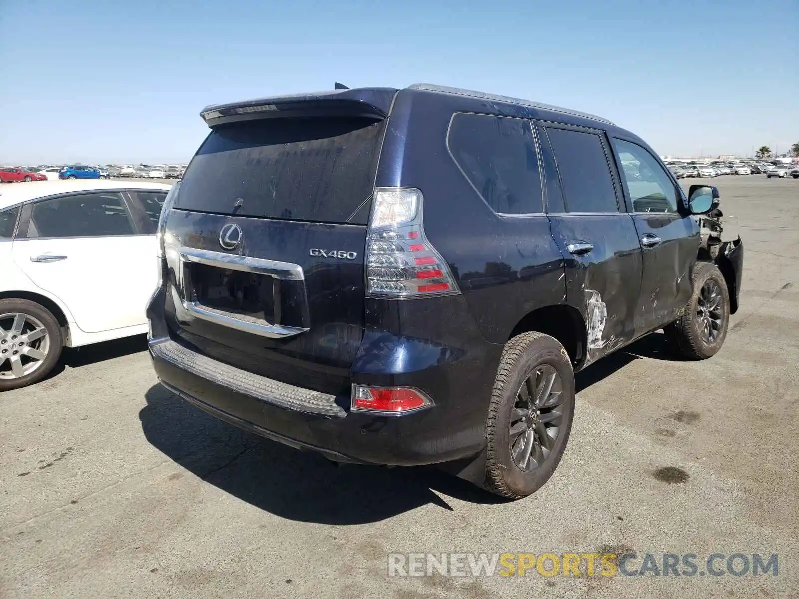 4 Фотография поврежденного автомобиля JTJAM7BX2M5293112 LEXUS GX 2021