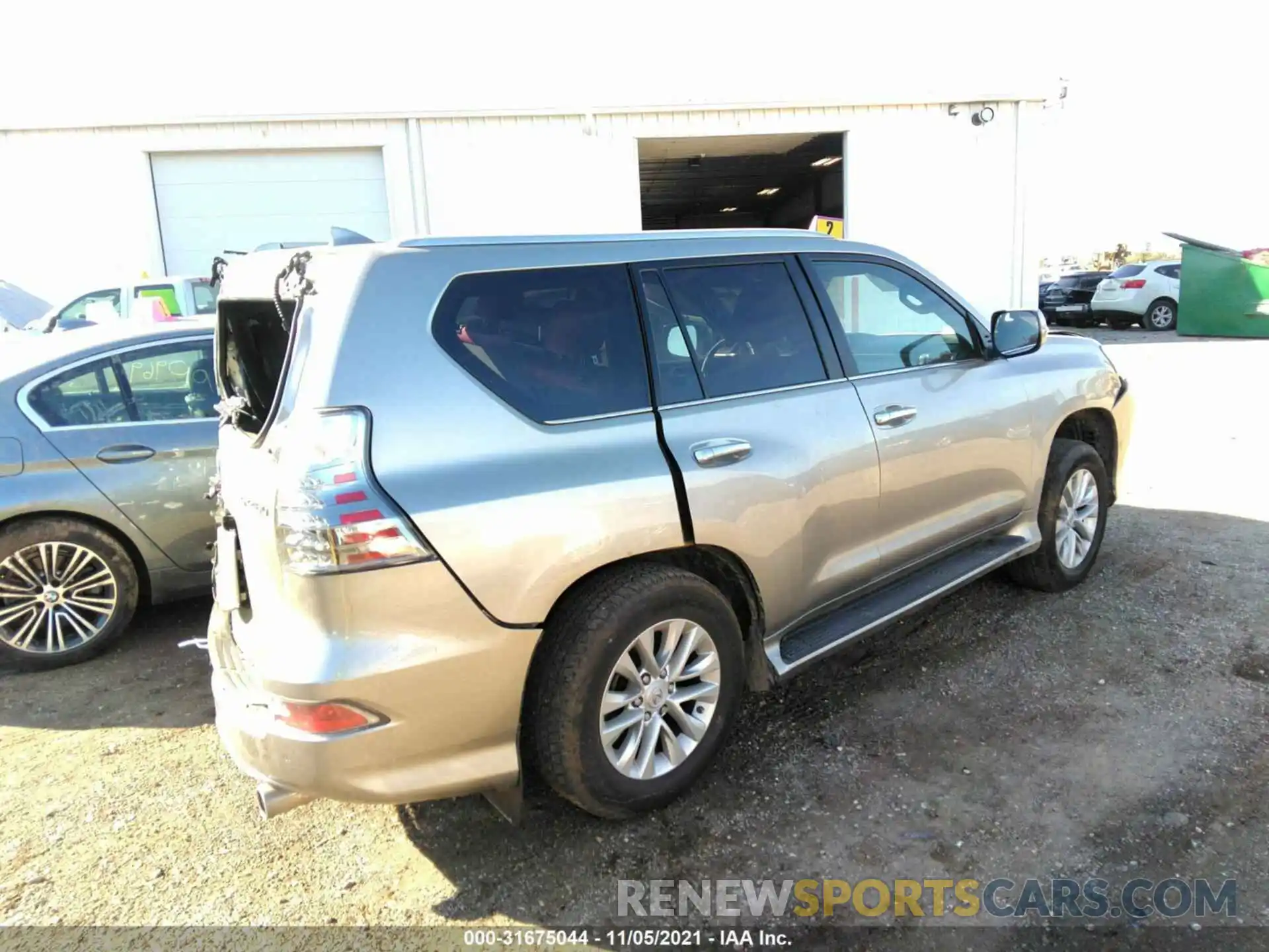 4 Фотография поврежденного автомобиля JTJAM7BX2M5299993 LEXUS GX 2021