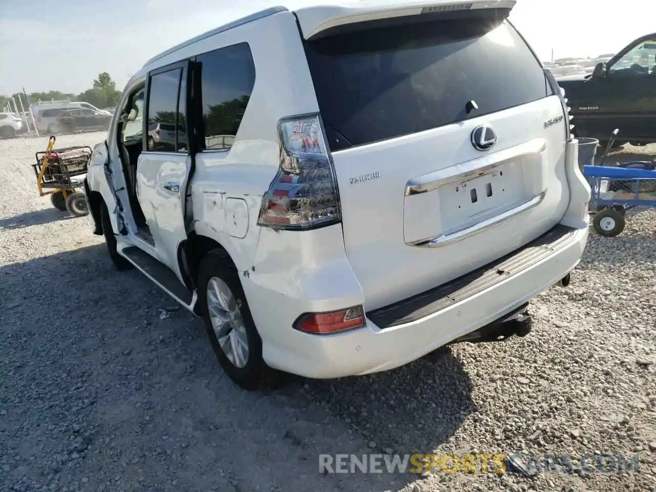 3 Photograph of a damaged car JTJAM7BX2M5300690 LEXUS GX 2021