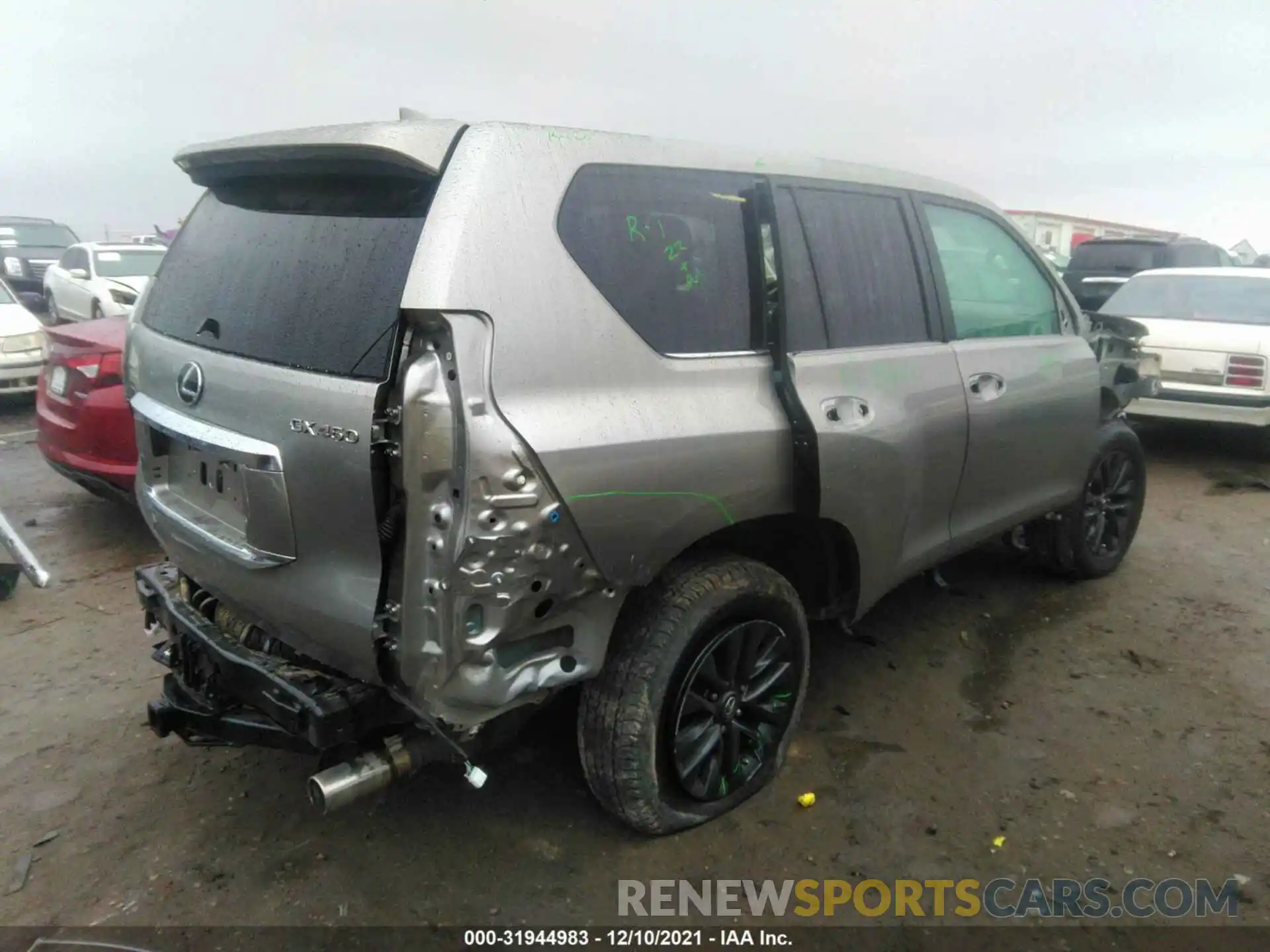 4 Photograph of a damaged car JTJAM7BX3M5283771 LEXUS GX 2021