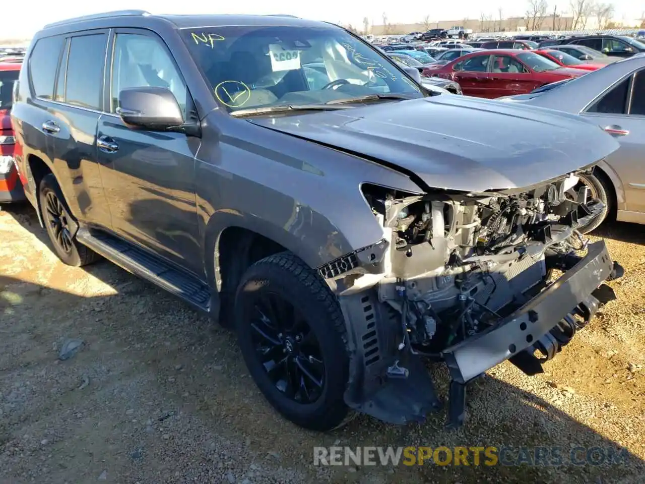 1 Photograph of a damaged car JTJAM7BX3M5284905 LEXUS GX 2021