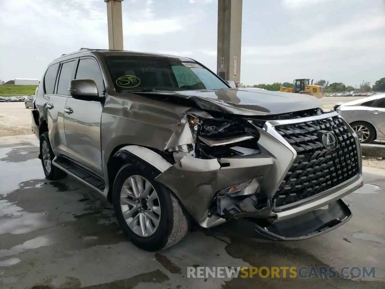 1 Photograph of a damaged car JTJAM7BX3M5286704 LEXUS GX 2021