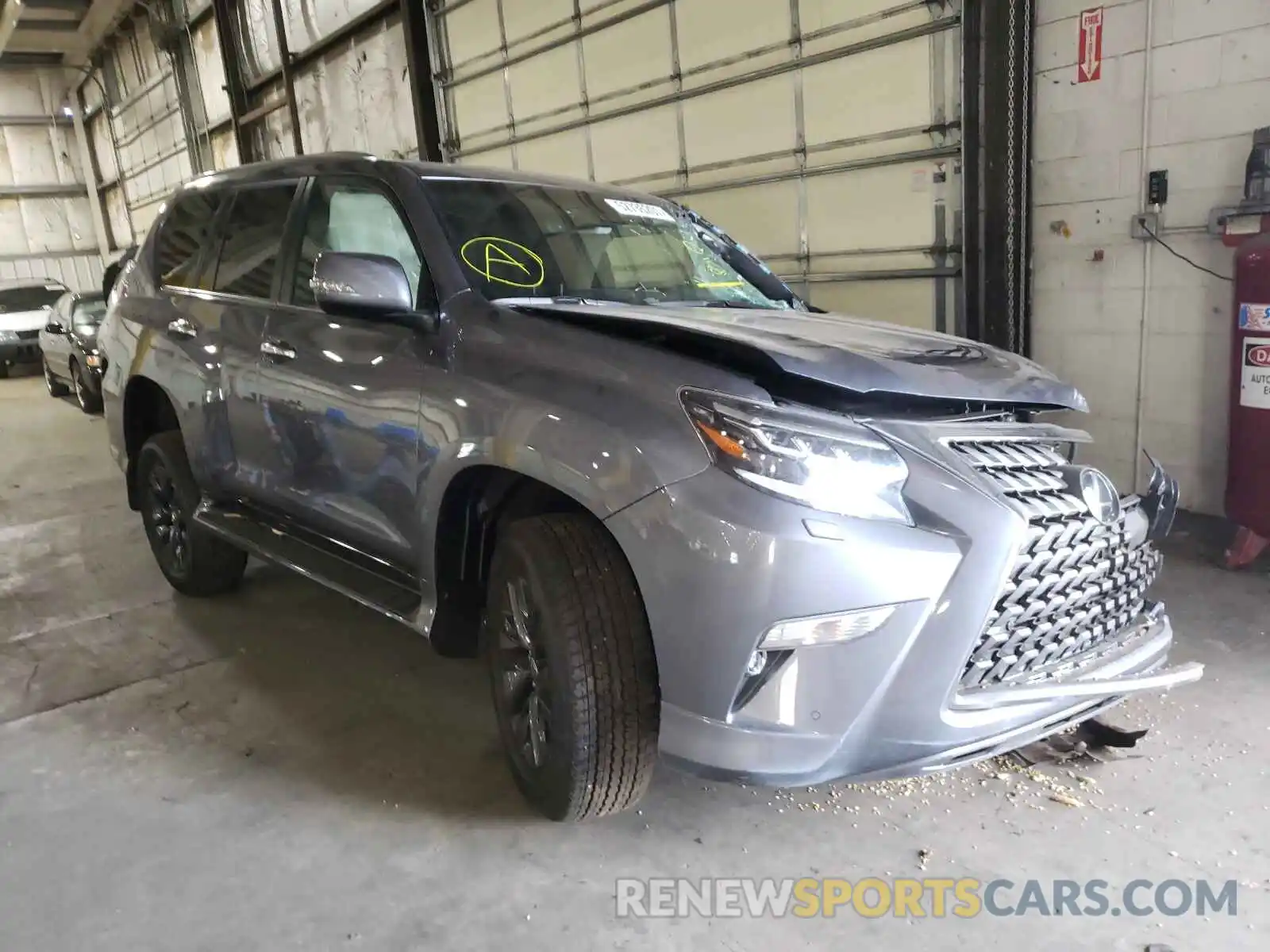 1 Photograph of a damaged car JTJAM7BX3M5293670 LEXUS GX 2021