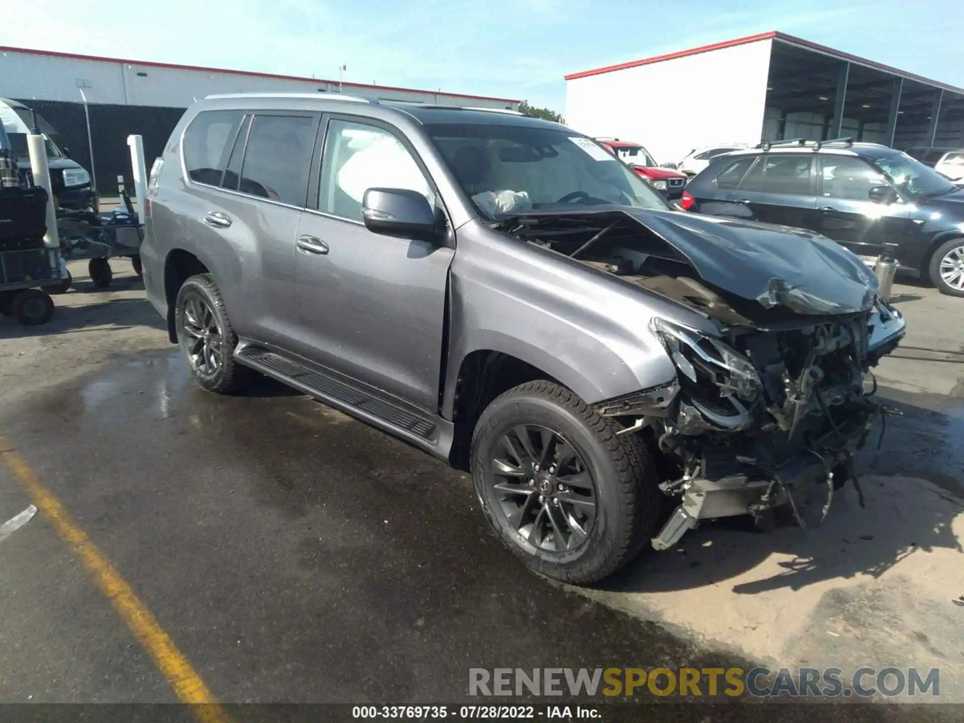 1 Photograph of a damaged car JTJAM7BX4M5274268 LEXUS GX 2021