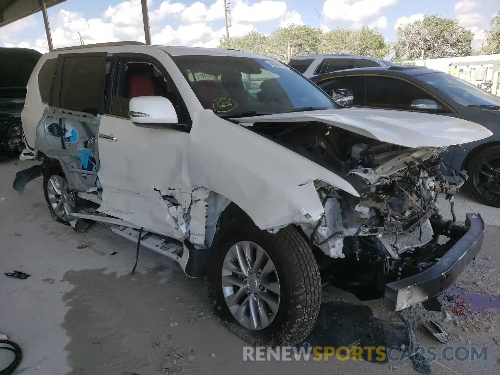 1 Photograph of a damaged car JTJAM7BX4M5275310 LEXUS GX 2021