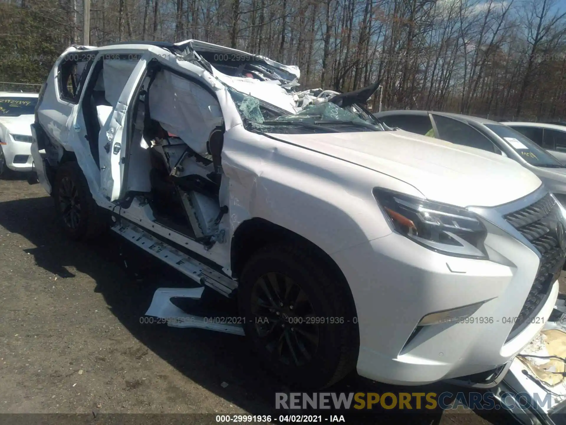 1 Photograph of a damaged car JTJAM7BX4M5282029 LEXUS GX 2021