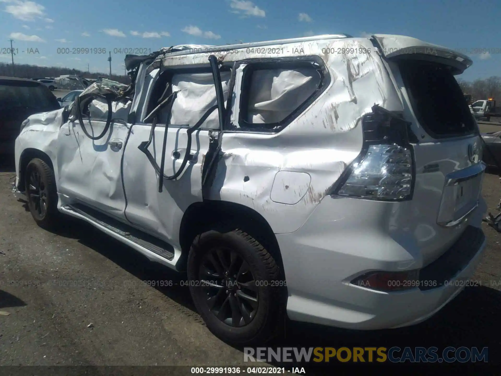 3 Photograph of a damaged car JTJAM7BX4M5282029 LEXUS GX 2021