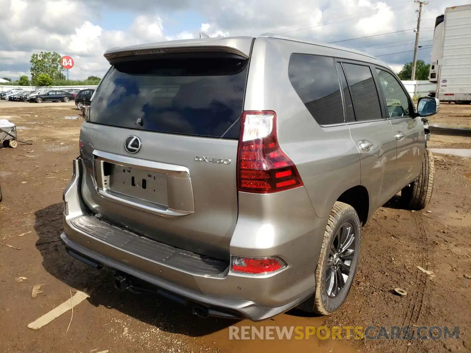 4 Фотография поврежденного автомобиля JTJAM7BX4M5286209 LEXUS GX 2021