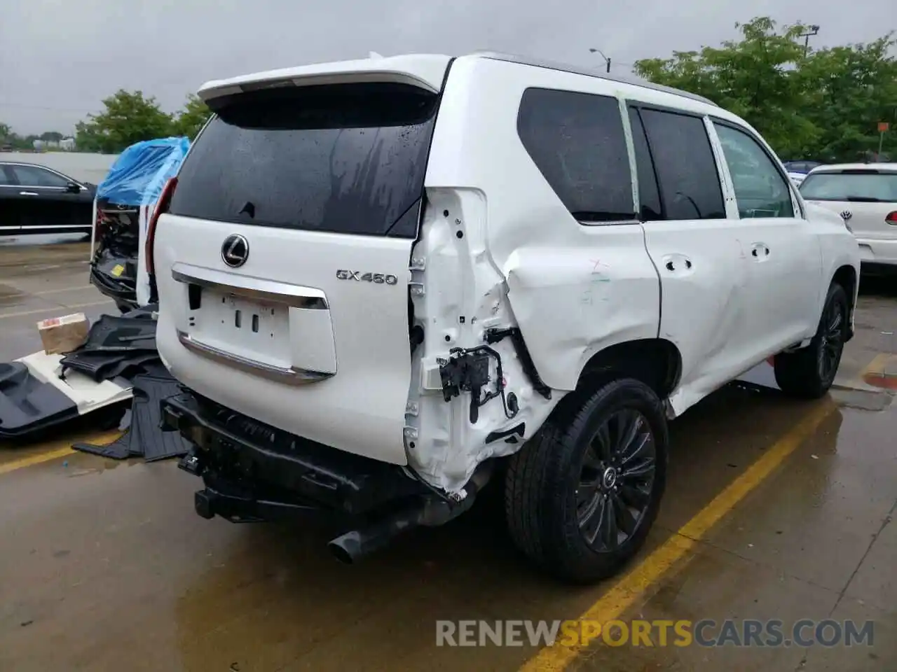 4 Photograph of a damaged car JTJAM7BX4M5303560 LEXUS GX 2021