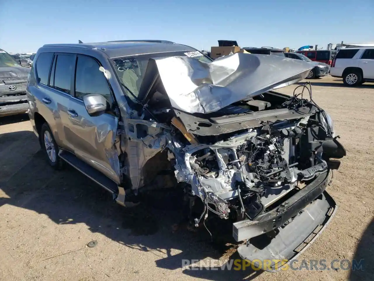 1 Photograph of a damaged car JTJAM7BX5M5268415 LEXUS GX 2021