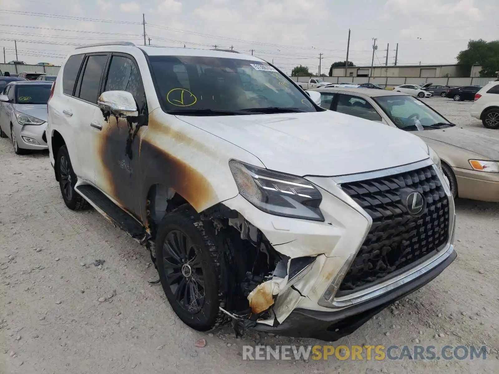 1 Photograph of a damaged car JTJAM7BX5M5270133 LEXUS GX 2021