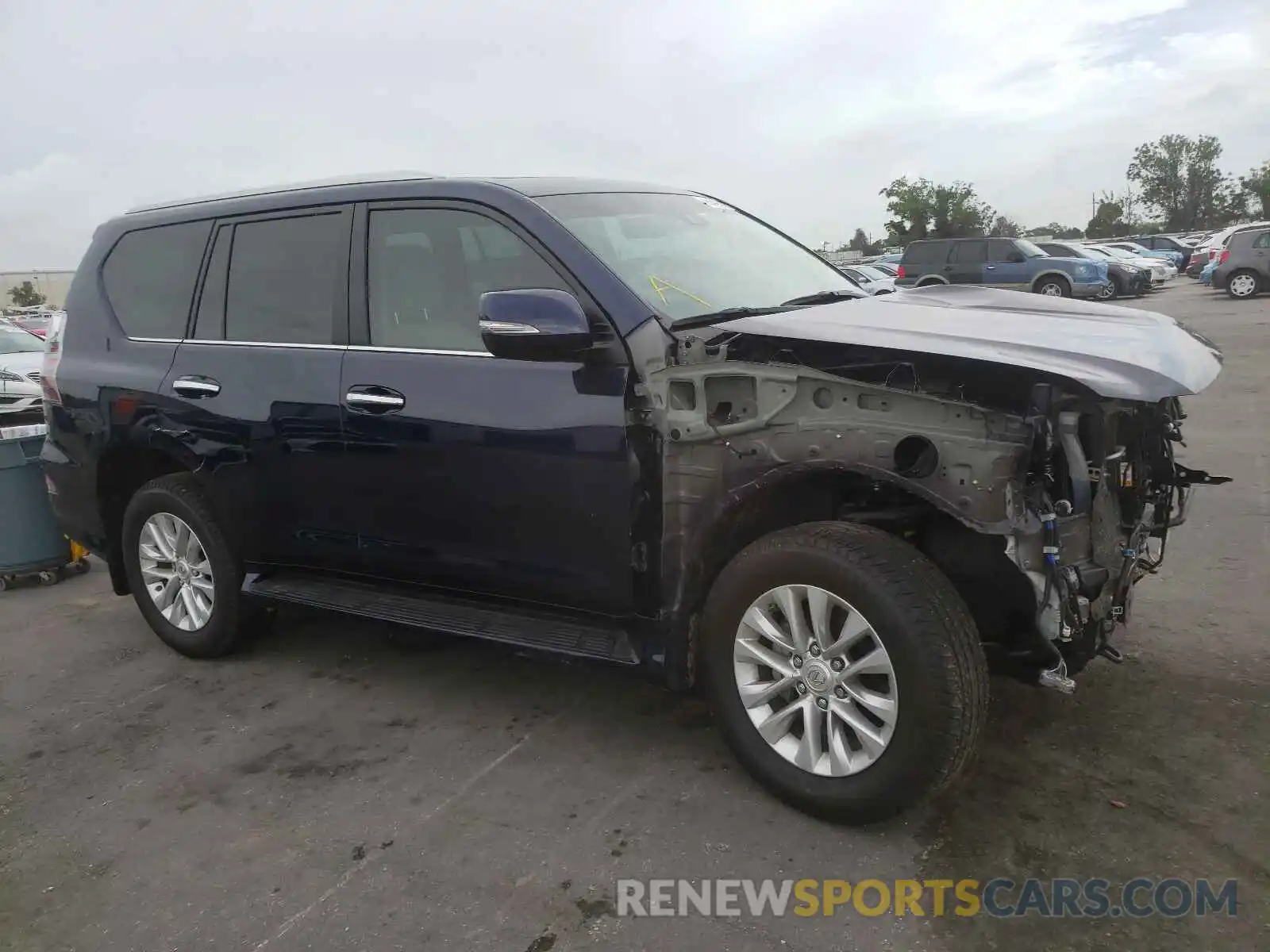 1 Photograph of a damaged car JTJAM7BX5M5272254 LEXUS GX 2021