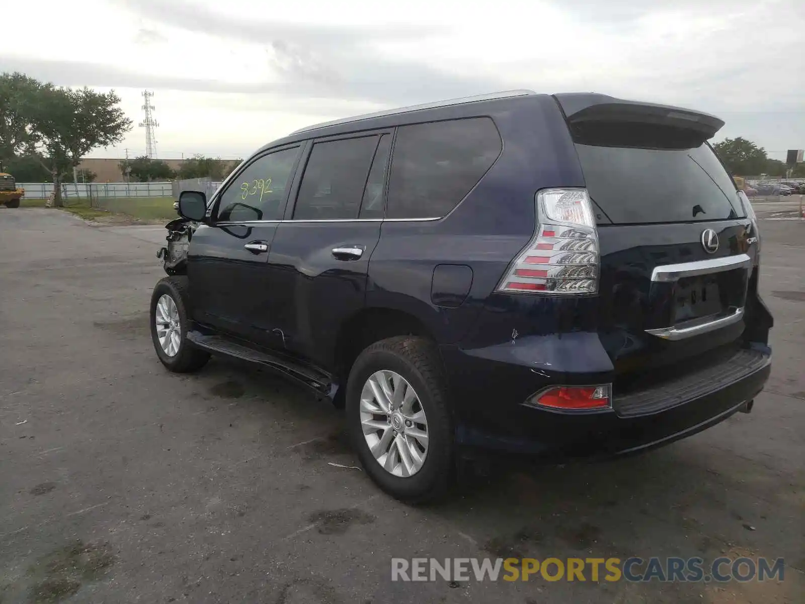 3 Фотография поврежденного автомобиля JTJAM7BX5M5272254 LEXUS GX 2021