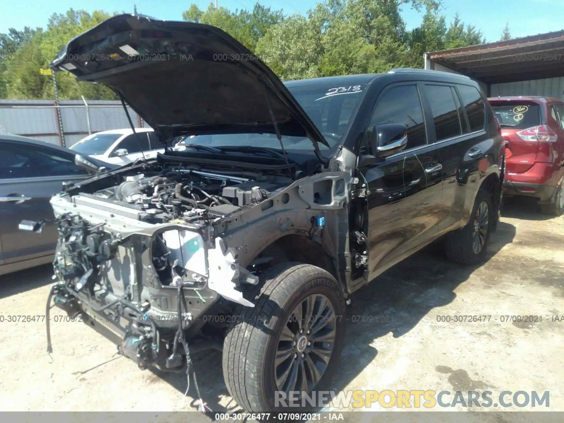 2 Photograph of a damaged car JTJAM7BX5M5272318 LEXUS GX 2021