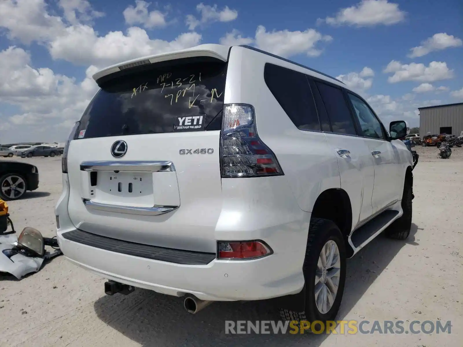 4 Фотография поврежденного автомобиля JTJAM7BX5M5276546 LEXUS GX 2021