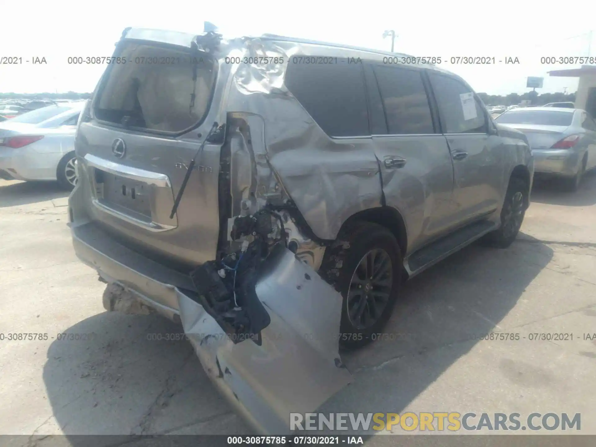 4 Photograph of a damaged car JTJAM7BX5M5284520 LEXUS GX 2021