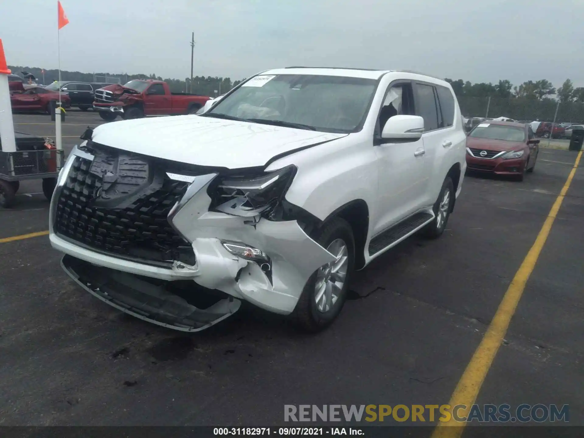 2 Photograph of a damaged car JTJAM7BX5M5293041 LEXUS GX 2021