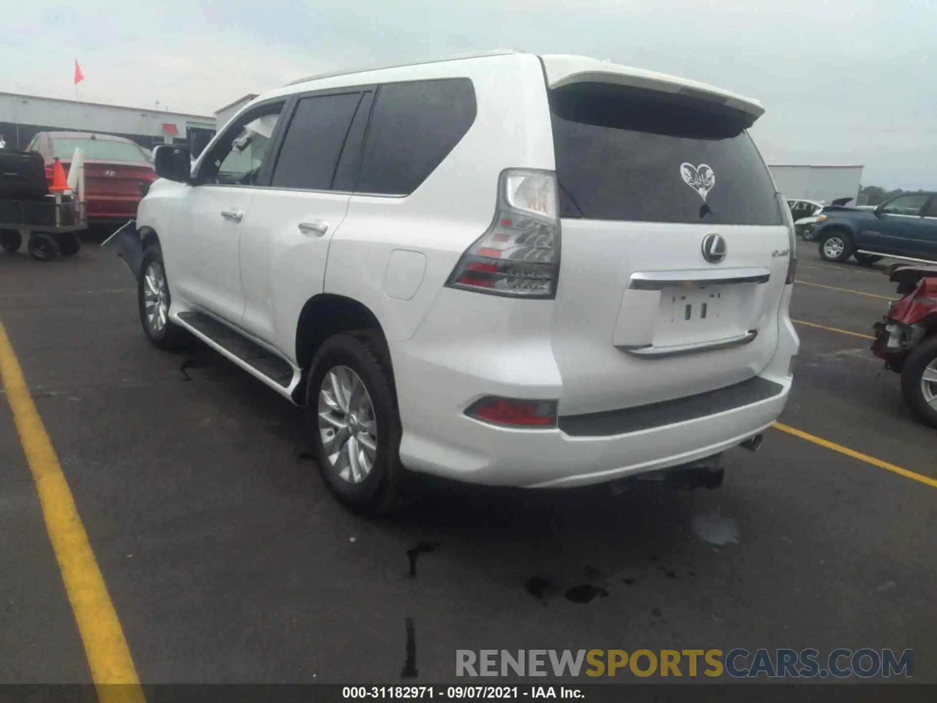 3 Photograph of a damaged car JTJAM7BX5M5293041 LEXUS GX 2021