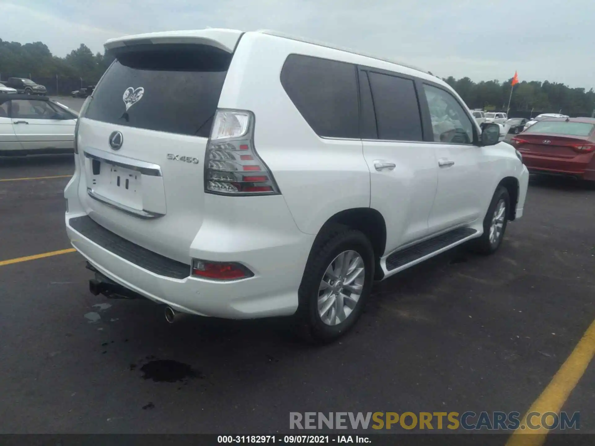 4 Фотография поврежденного автомобиля JTJAM7BX5M5293041 LEXUS GX 2021