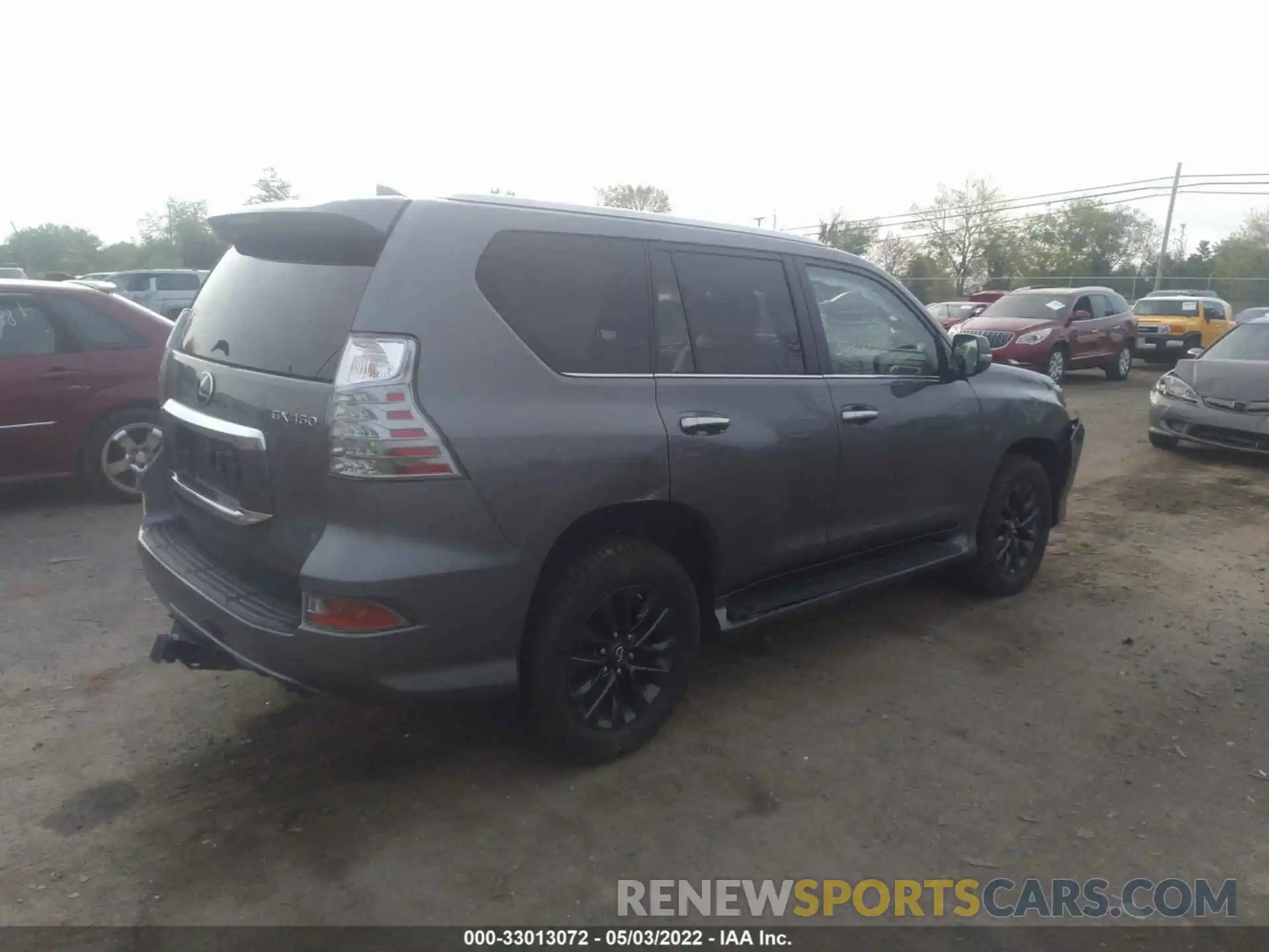 4 Фотография поврежденного автомобиля JTJAM7BX5M5299826 LEXUS GX 2021