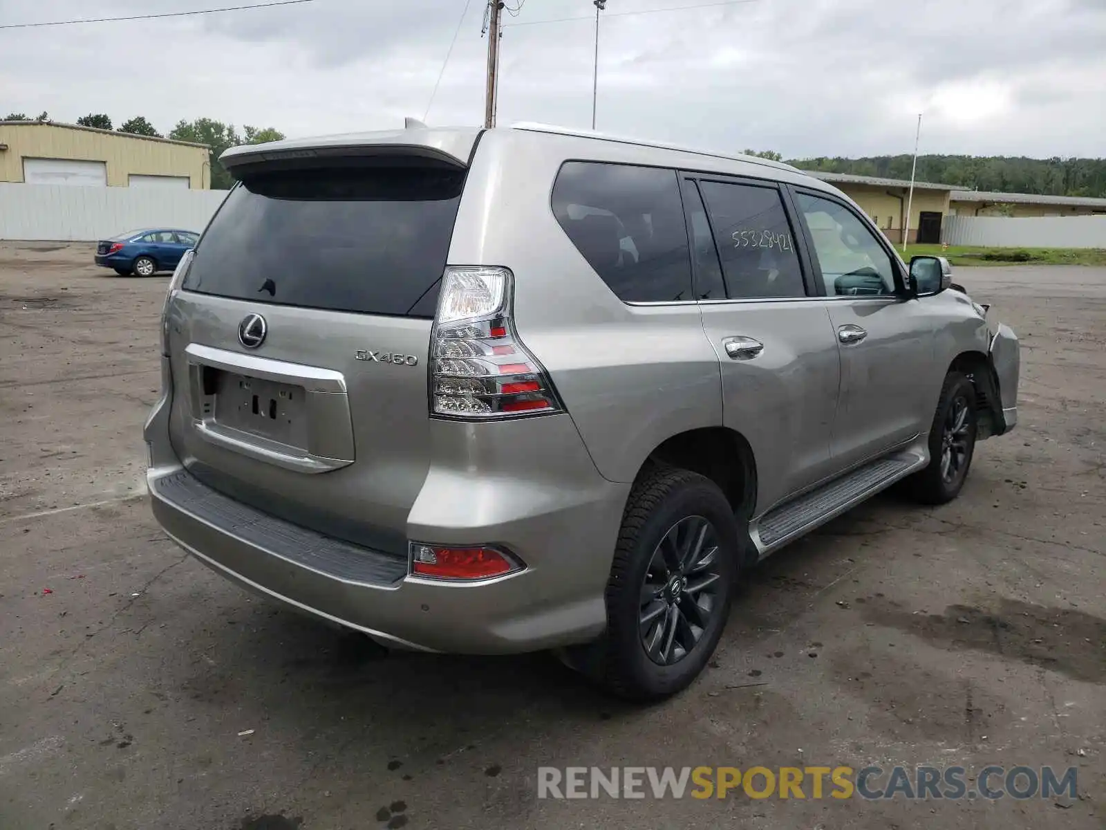 4 Фотография поврежденного автомобиля JTJAM7BX6M5270805 LEXUS GX 2021