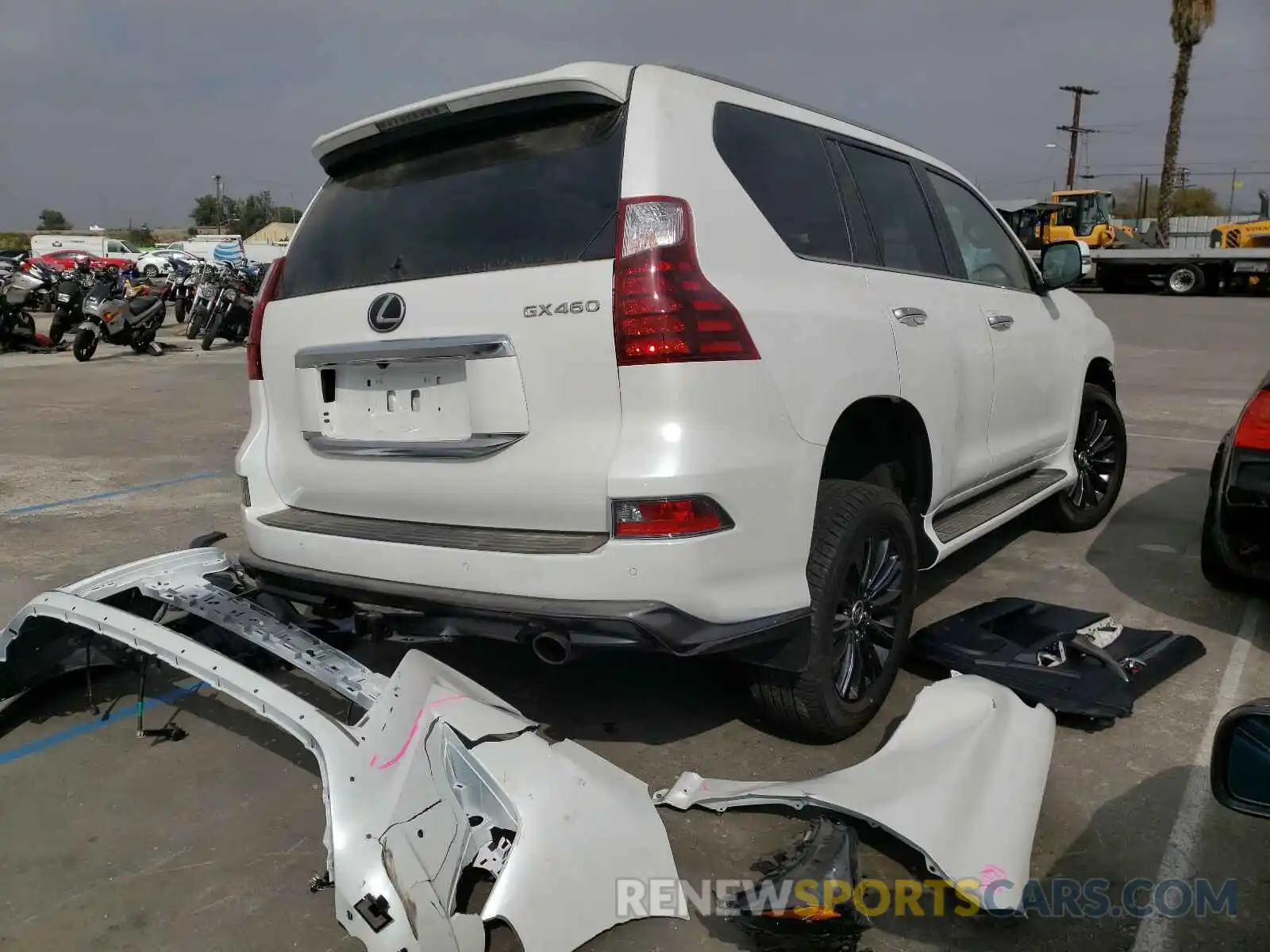 4 Photograph of a damaged car JTJAM7BX6M5279097 LEXUS GX 2021