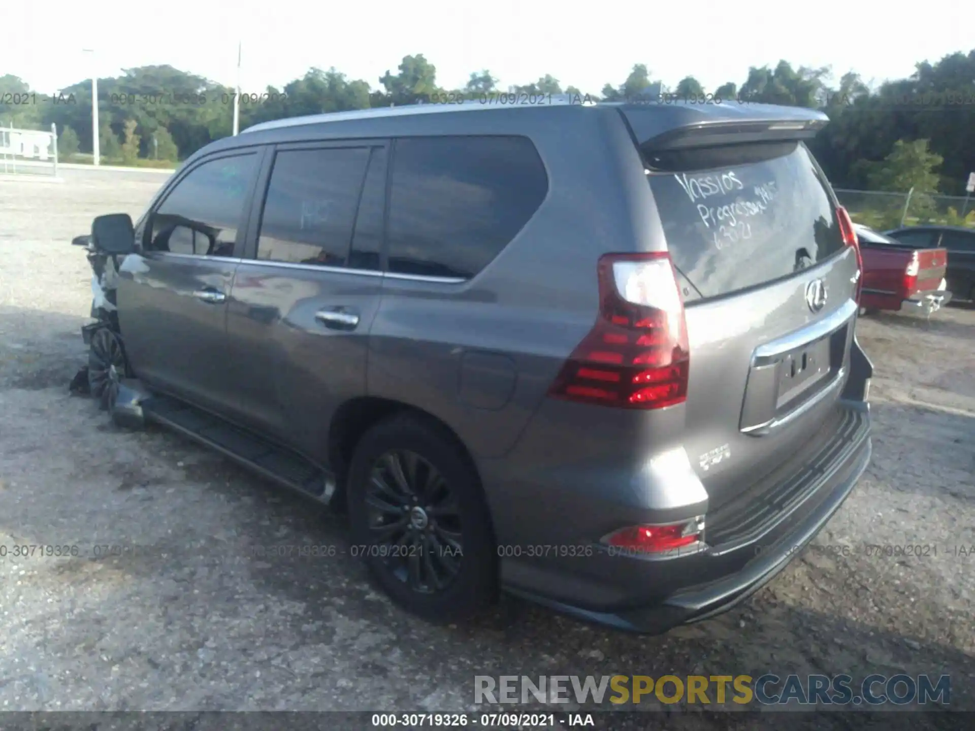 3 Photograph of a damaged car JTJAM7BX6M5284235 LEXUS GX 2021