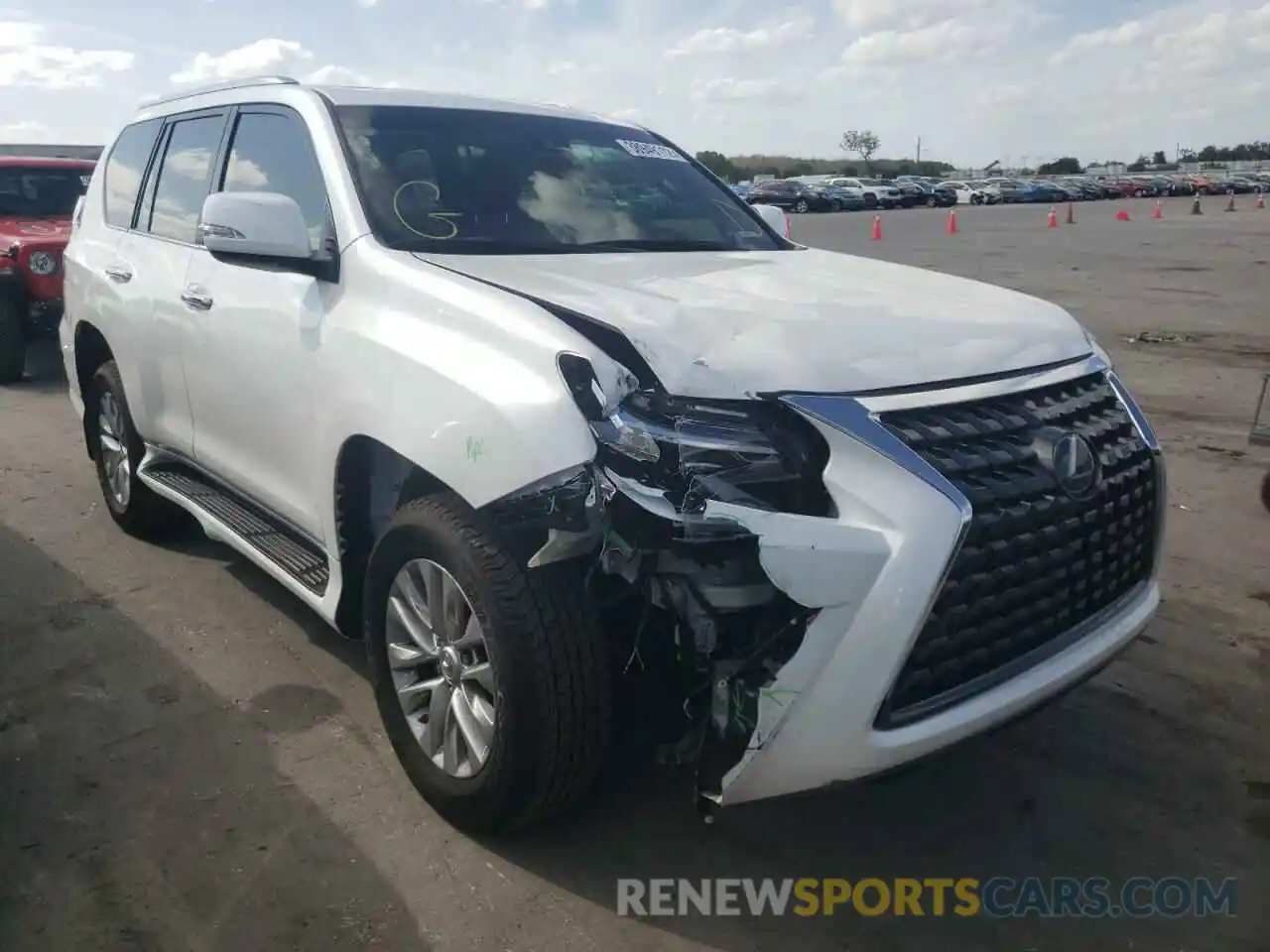 1 Photograph of a damaged car JTJAM7BX6M5286521 LEXUS GX 2021