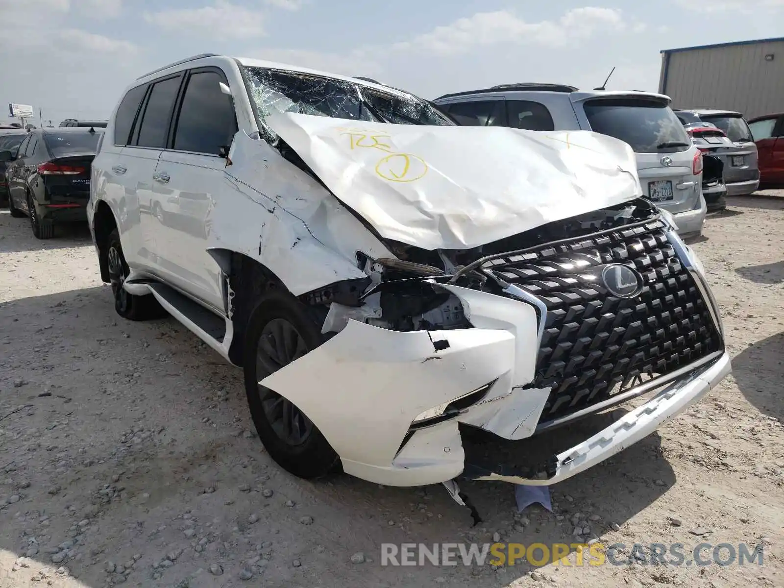 1 Photograph of a damaged car JTJAM7BX6M5287149 LEXUS GX 2021